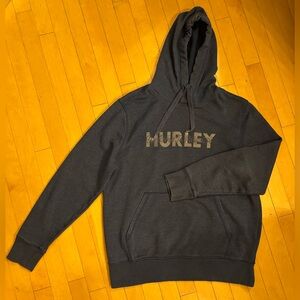 Hurley Charcoal Gray Hoodie for Men